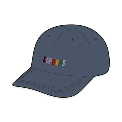 Supreme Pigment Dye 6-Panel "Navy"
