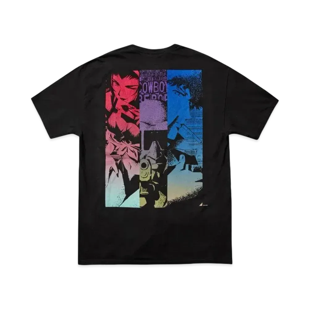 Geeks Rule x Cowboy Bebop 2+11 Silkscreen Printing T-Shirt "Black"