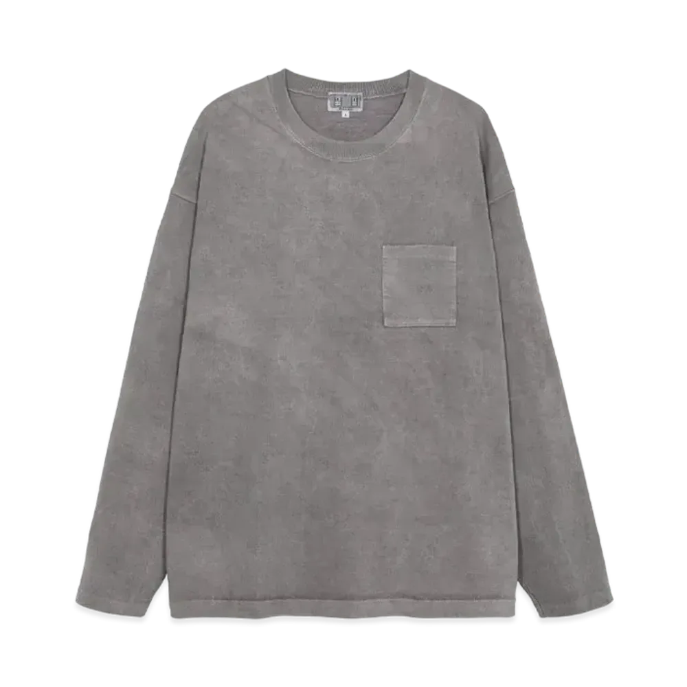 Cav Empt (C.E) OVERDYE HEAVY LONG SLEEVE POCKET T "Grey"
