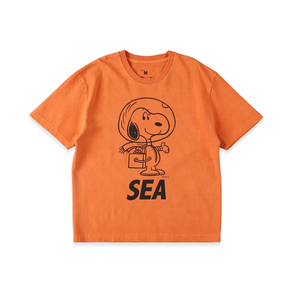 WIND AND SEA x SMOOTHY PGT Snoopy Child Tee "Orange"