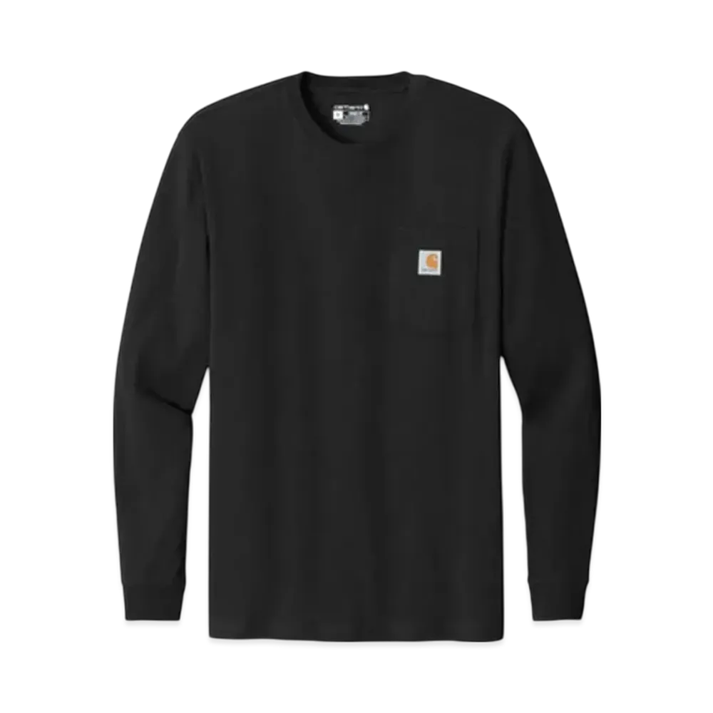 Carhartt Workwear Pocket Long Sleeve T-Shirt "Black"