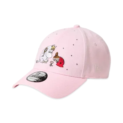 NEW ERA x Moomin Rhinestone 9Forty Moomin Snorkmaiden "Pink"