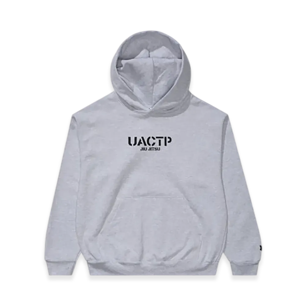 UNDEFEATED UACTP Stencil Jiu Jitsu Pullover Hood "Heather Grey"