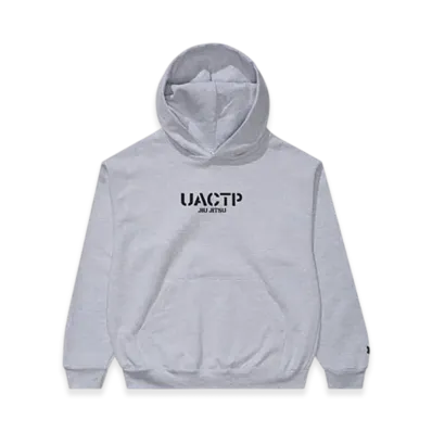 UNDEFEATED UACTP Stencil Jiu Jitsu Pullover Hood "Heather Grey"