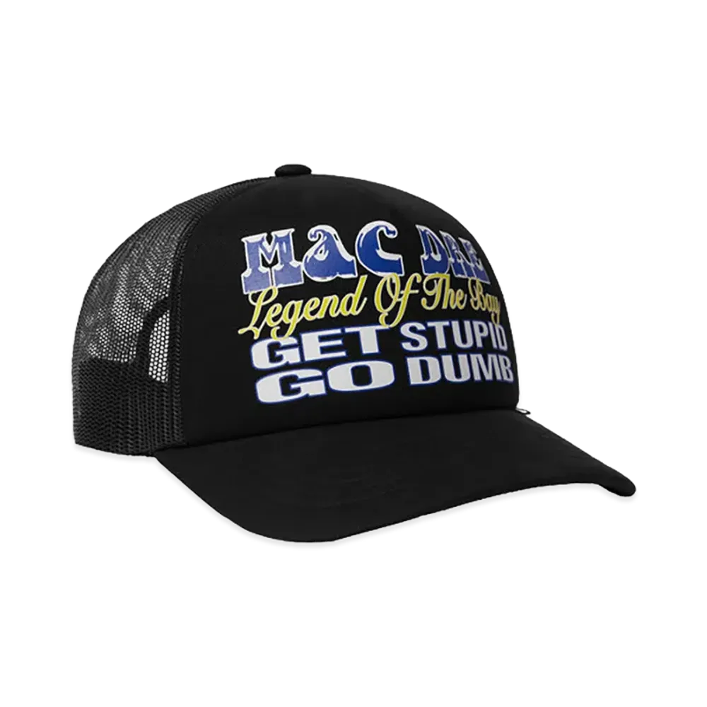 HUF x Mac Dre Trucker Hat "Black"
