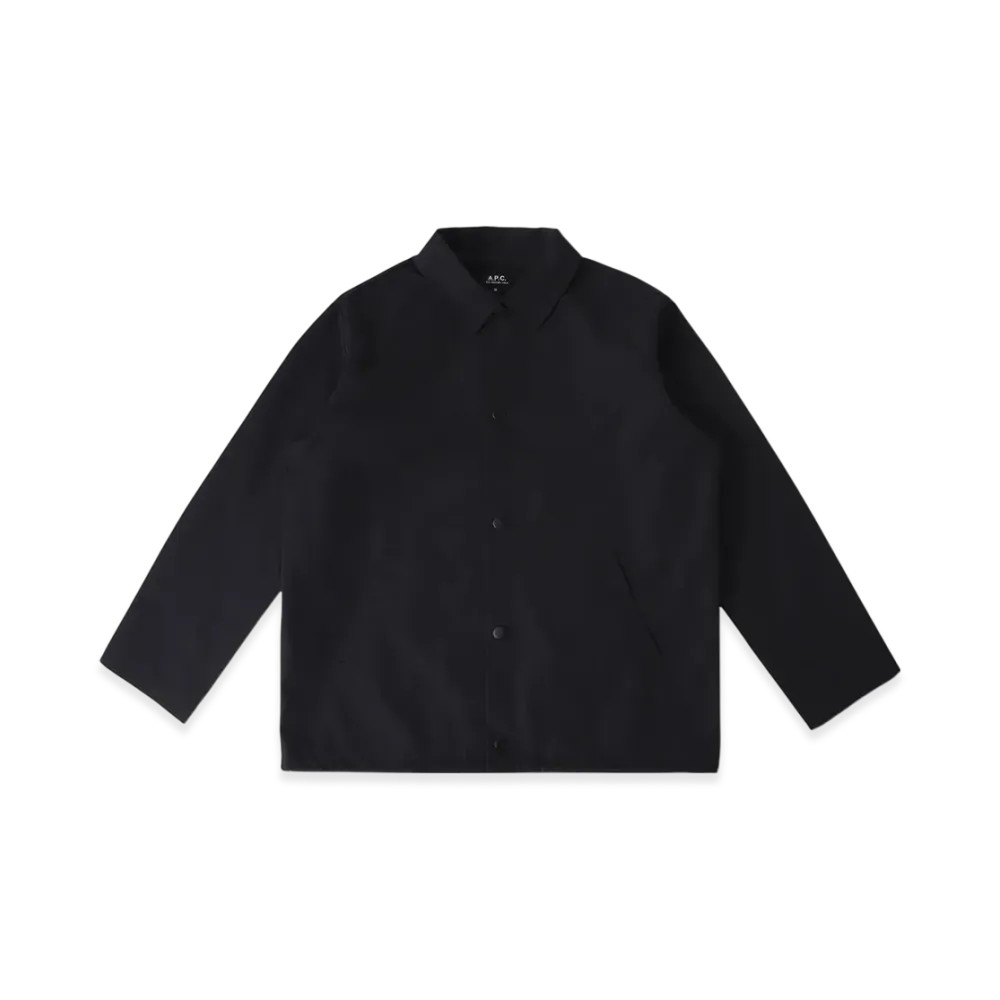 Ron Herman x A.P.C. Reflection Logo Coach Jacket "Black"