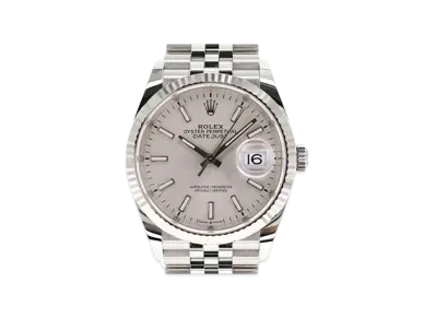 ROLEX Date-Just 36 Silver Dial 126234