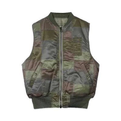 NEXUSVII. CRUSTED MA-1 VEST "OLIVE"