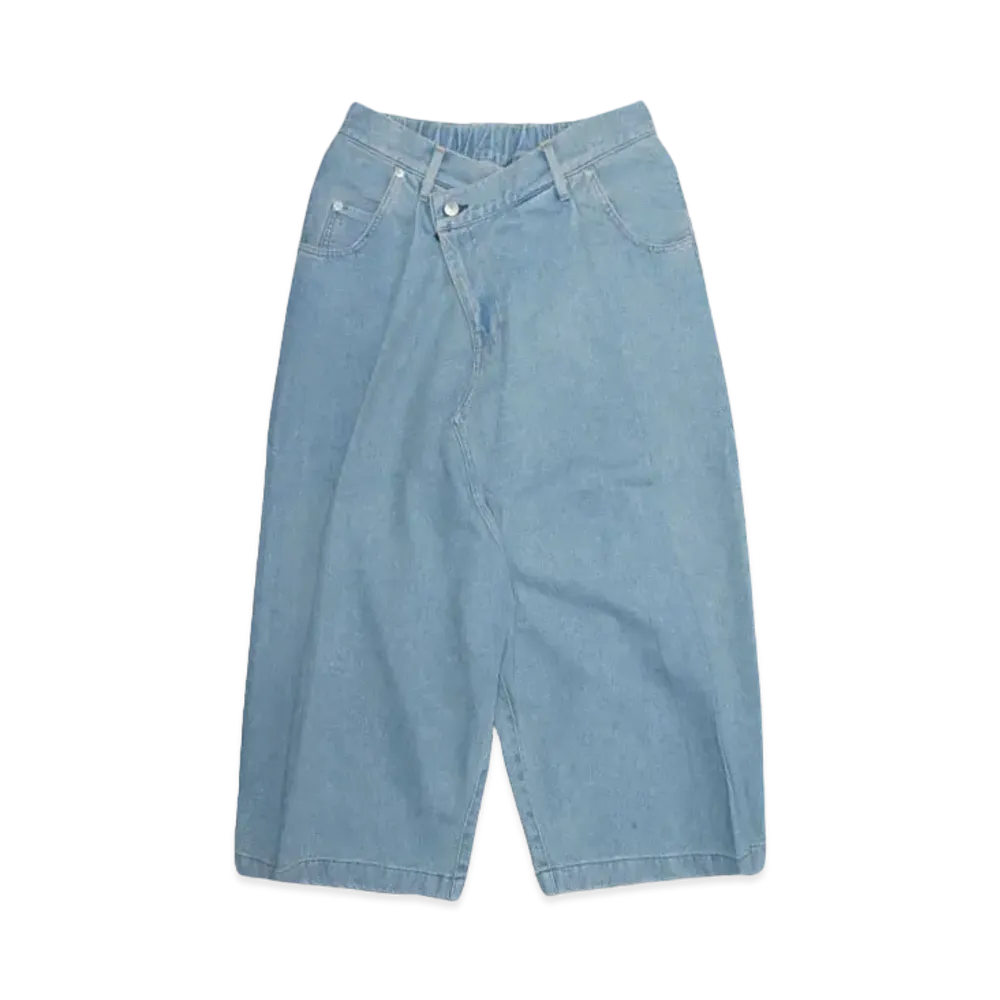 NEONSIGN Sarrouel Denim Slacks -Used- "INDIGO USED"