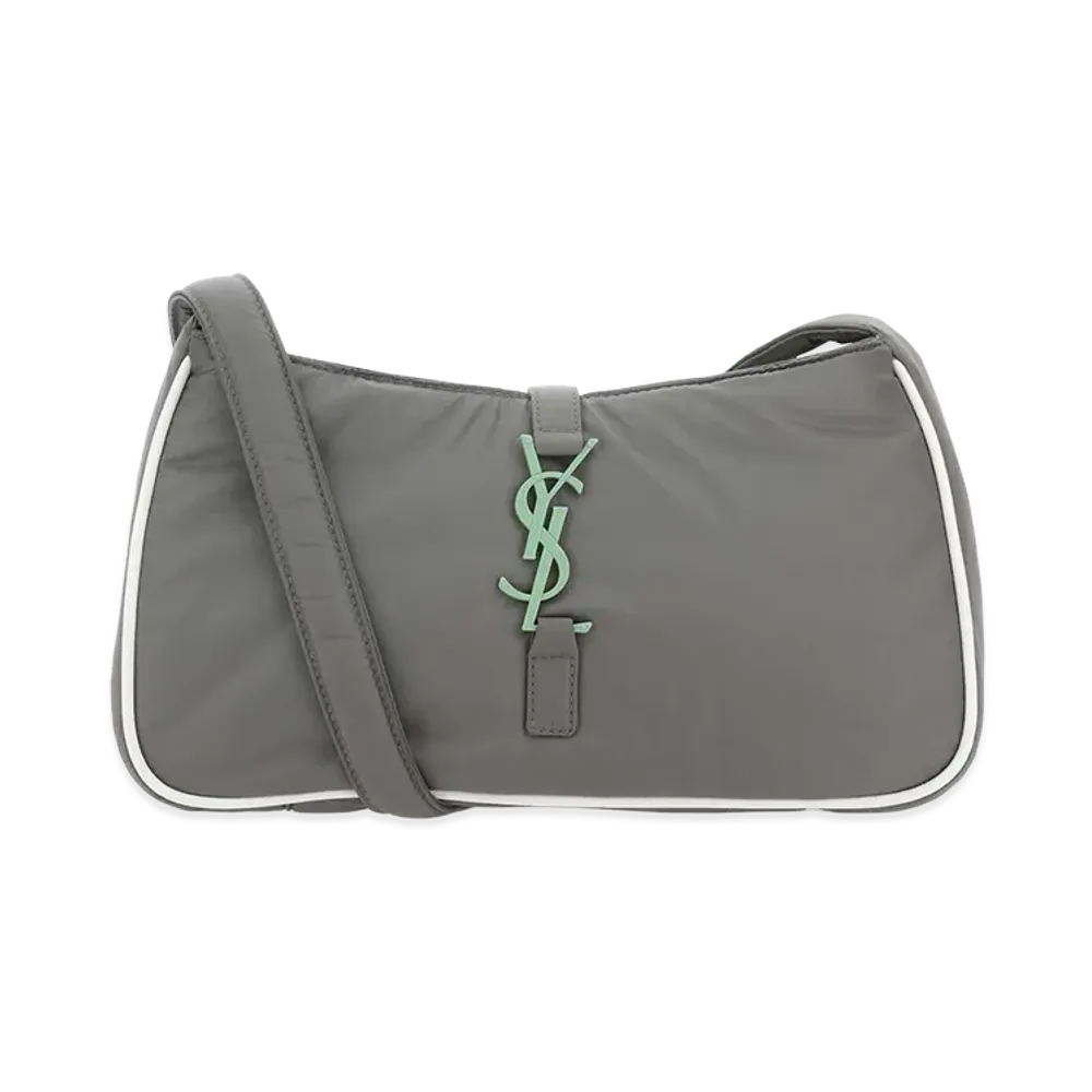 Saint Laurent Econyl Le 5 A 7 Shoulder Bag "Grey"