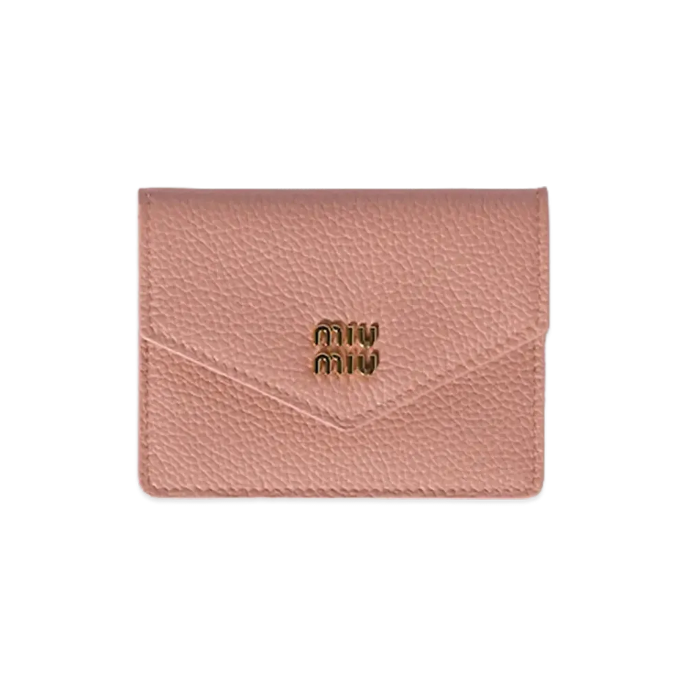 MIU MIU Leather Card Case "Orchid Pink"