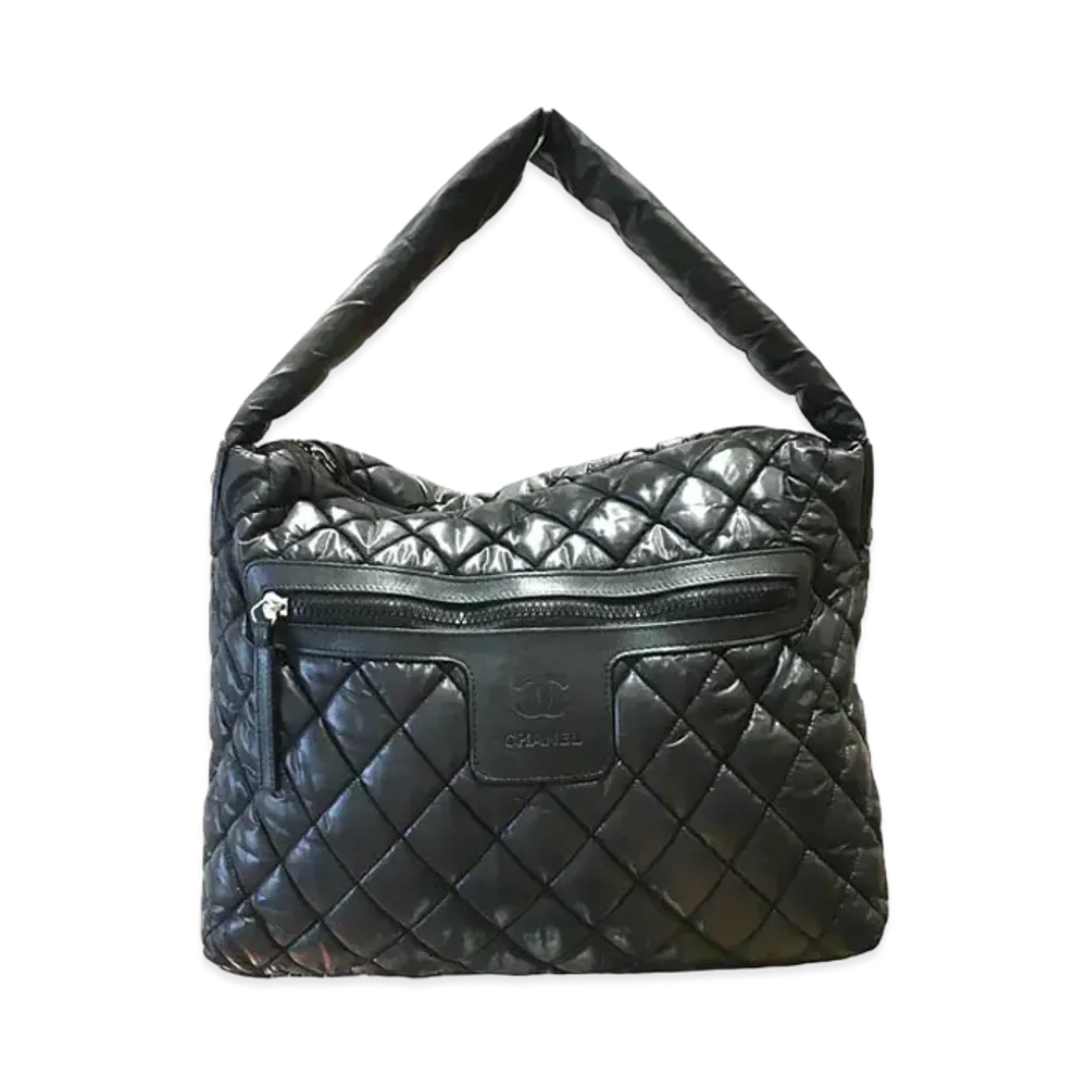 CHANEL COCO Cocoon Nylon One Shoulder "Black"