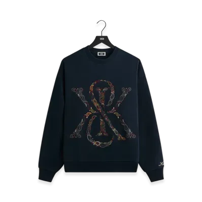 Kith x &Kin Paisley Crest Nelson Crewneck "Nocturnal"