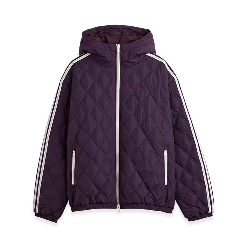adidas x Wales Bonner Quilted Jacket "Shadow Maroon"