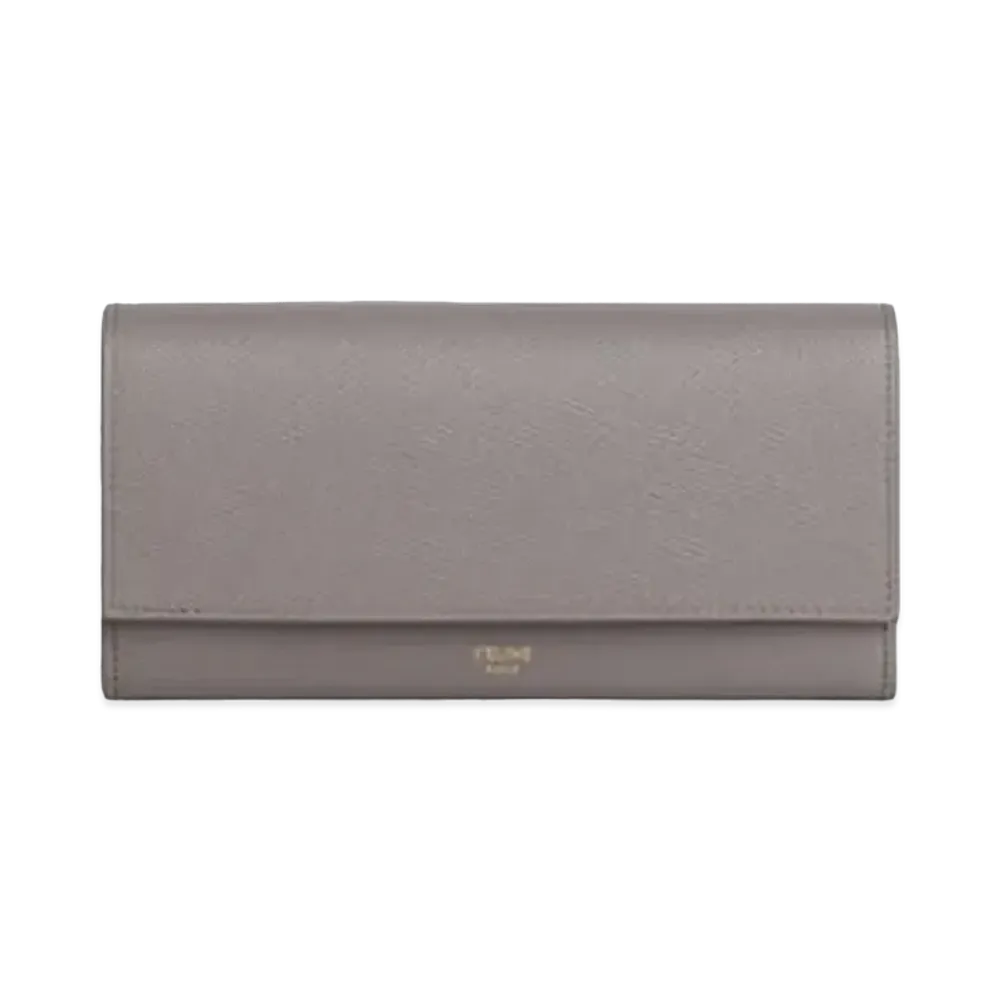 CELINE Large flap wallet in Grained calfskin  "PEBBLE"
