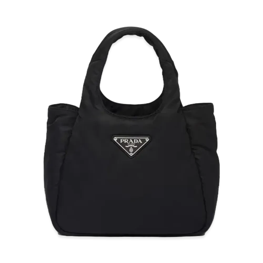 PRADA Re Nylon Padded Small Tote Bag "Black"
