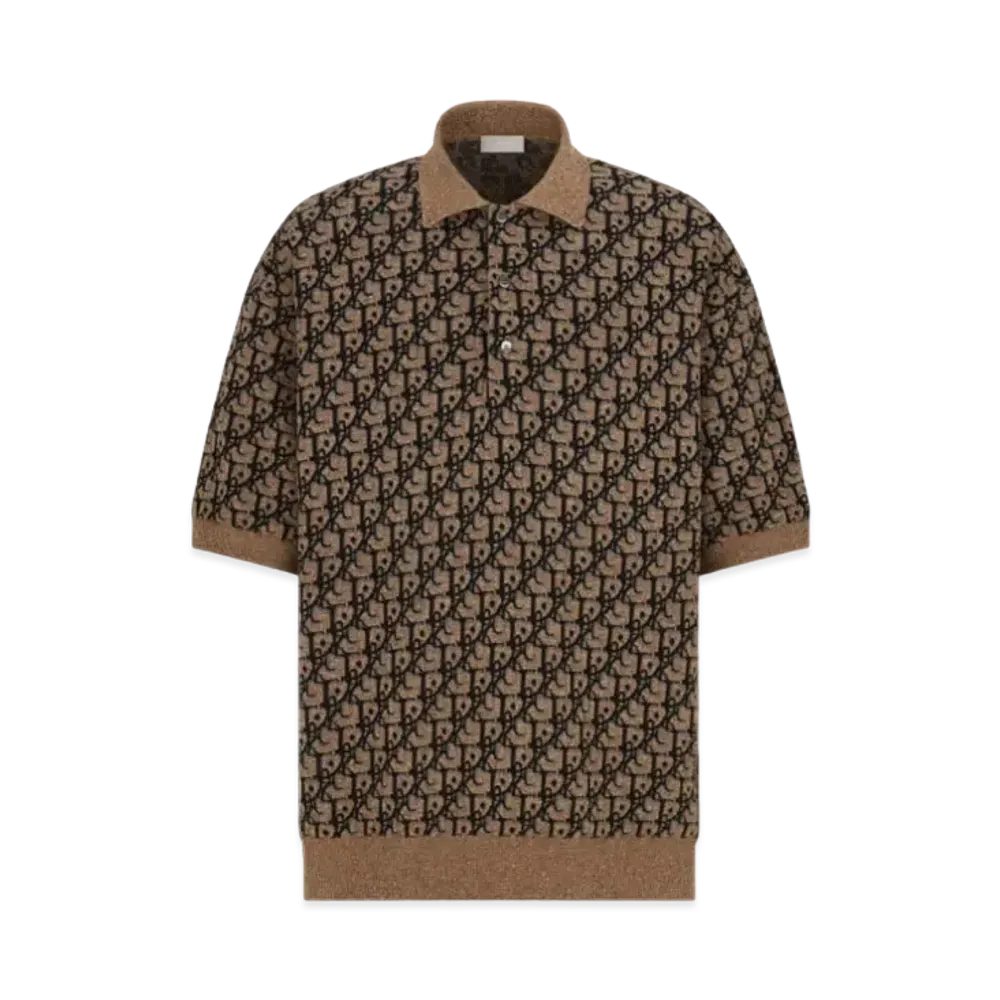 Dior x Cactus Jack Oversize Polo Shirt "Beige/Black"