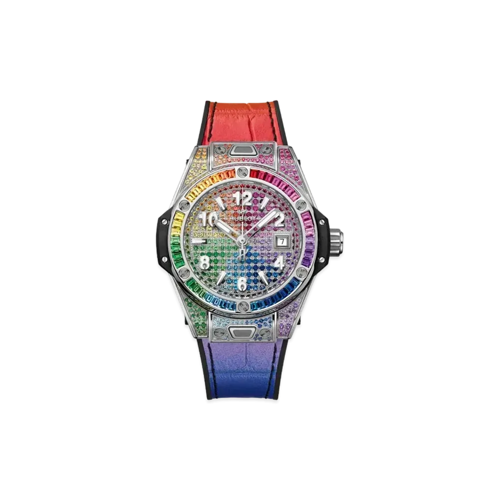 HUBLOT Big Bang One Click Steel Rainbow 33mm