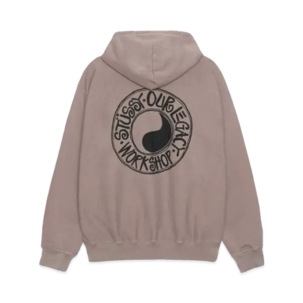 Stussy x Our Legacy Work Shop Buana Pigment Dyed Hoodie "Taupe"