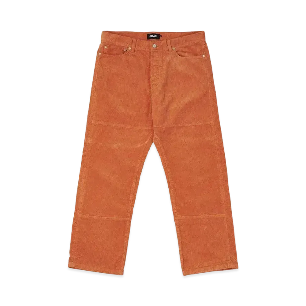 PALACE WASHED CORD TROUSER "Brandy"