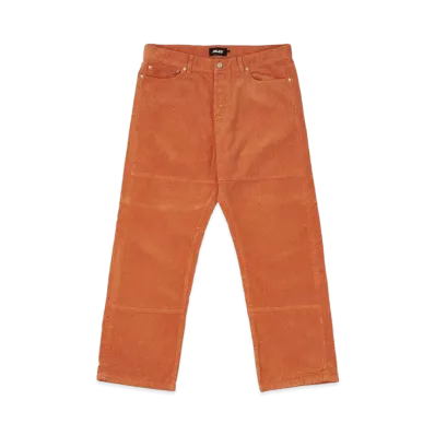 PALACE WASHED CORD TROUSER "Brandy"