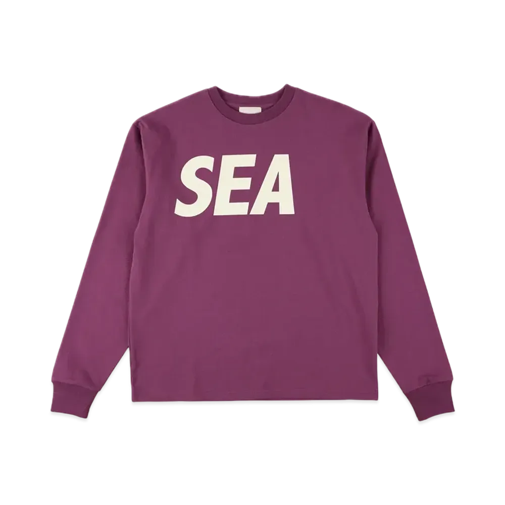 WIND AND SEA Sea Long Sleeve Tee "Purple"