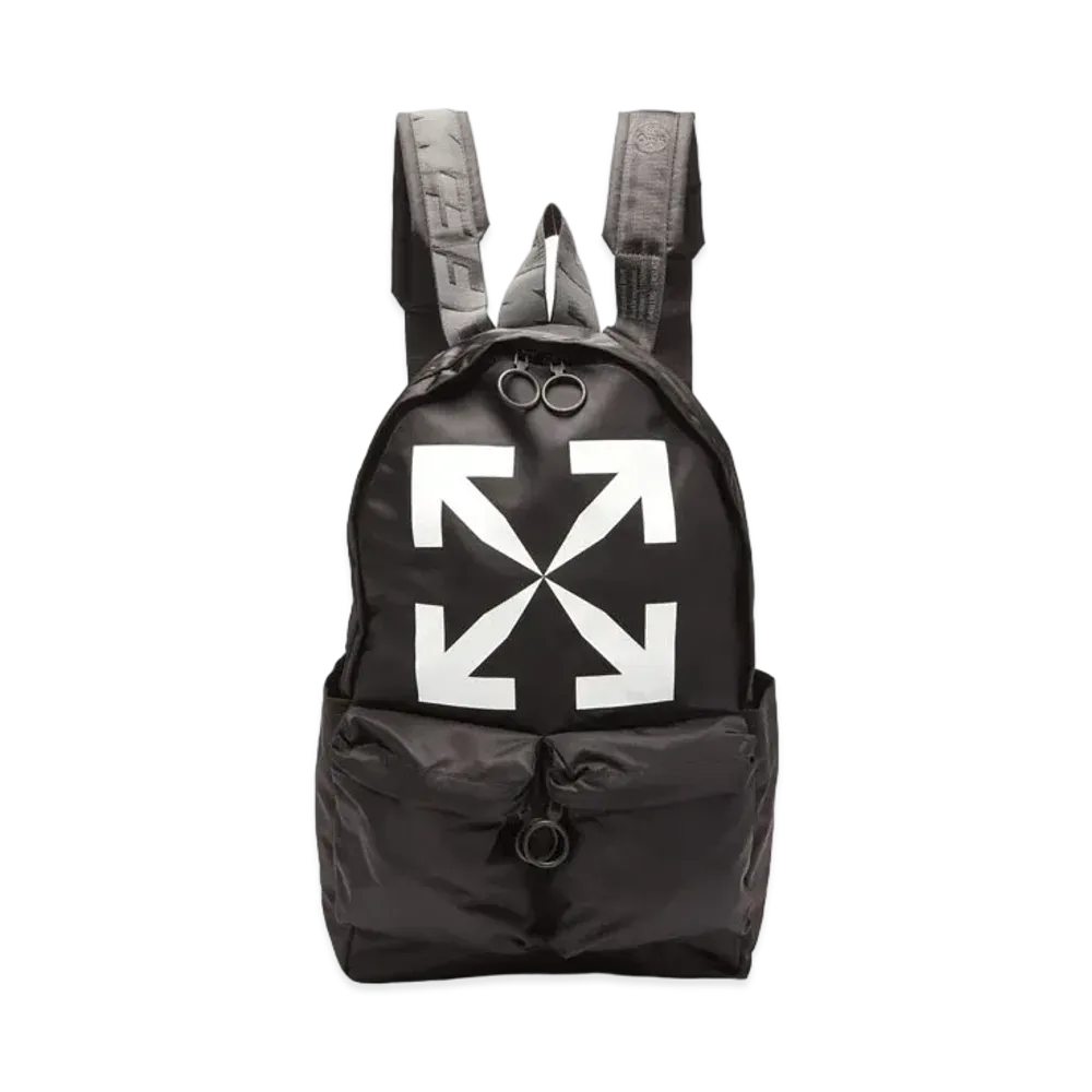 OFF-WHITE Logo Backpack "Black"