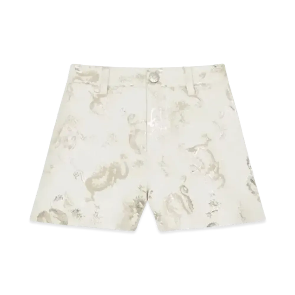 KENZO 'YEAR OF THE DRAGON' Print Shorts "Cream"