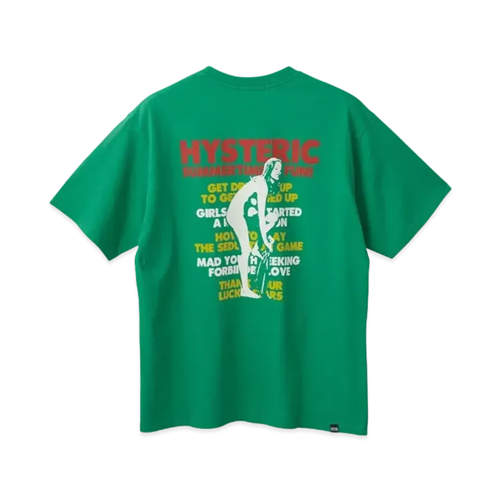 HYSTERIC GLAMOUR Summer Time Fun Tee "Green"