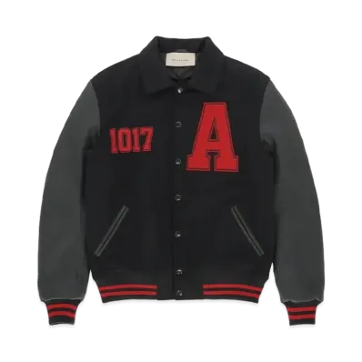 1017 ALYX 9SM Logo Varsity Jacket "Black"