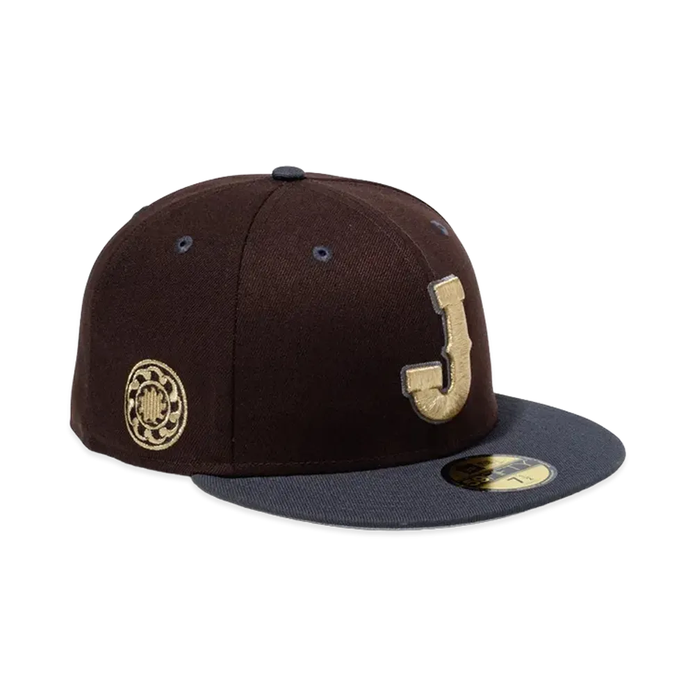 NEW ERA x THE CAP 59Fifty World Baseball Classic SAMURAI "Burnt Wood/Graphite"