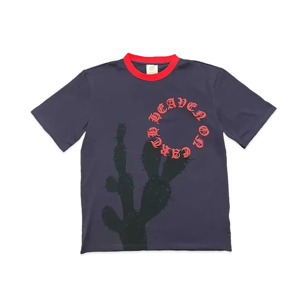 Erehwon Heaven on Earth Cactus Ringer Tee "DUSK"