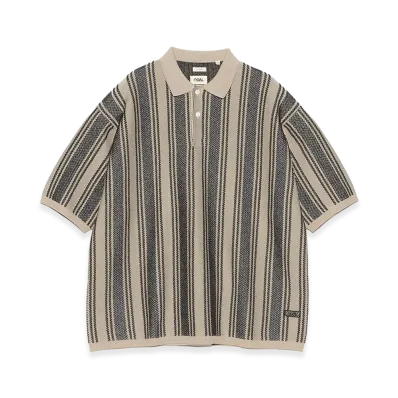 nanamica Knit Polo Sweater "Charcoal"