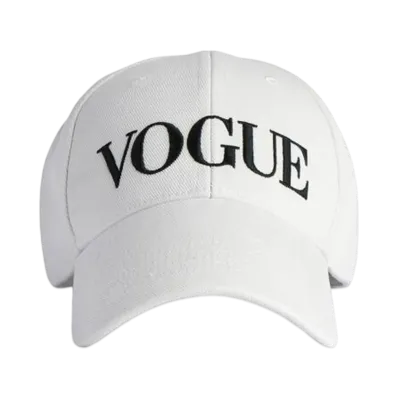 BALENCIAGA x VOGUE Cap in Dirty Cotton Drill "White"
