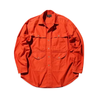 BEAMS Adventure Shirt Nylon/Cotton Ripstop "Orange"
