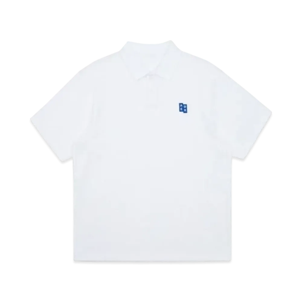 ADERERROR Tag Polo T-Shirt 01 "Off White"