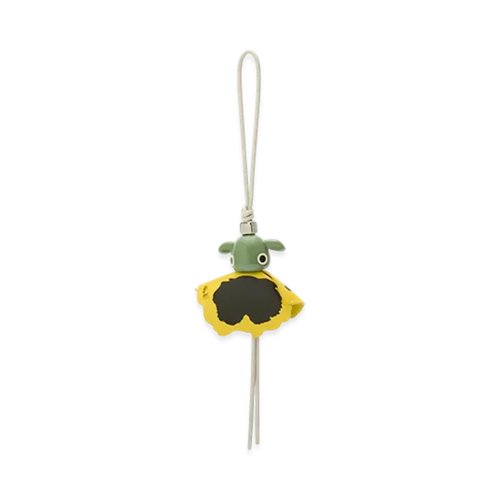 LOEWE Pansy Puzzle Charm "White/Yellow"