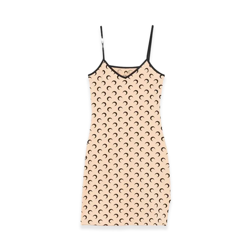 Marine Serre Women's Dress "Neutrals"