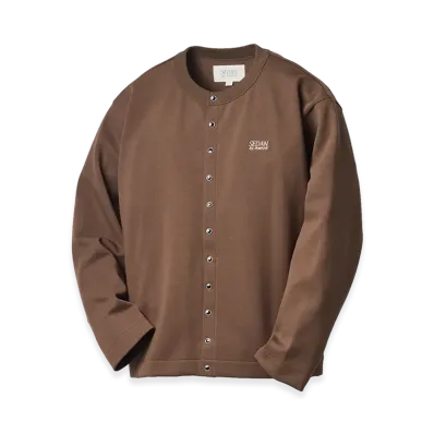 SEDAN ALL-PURPOSE Snap Cardigan "Espresso"