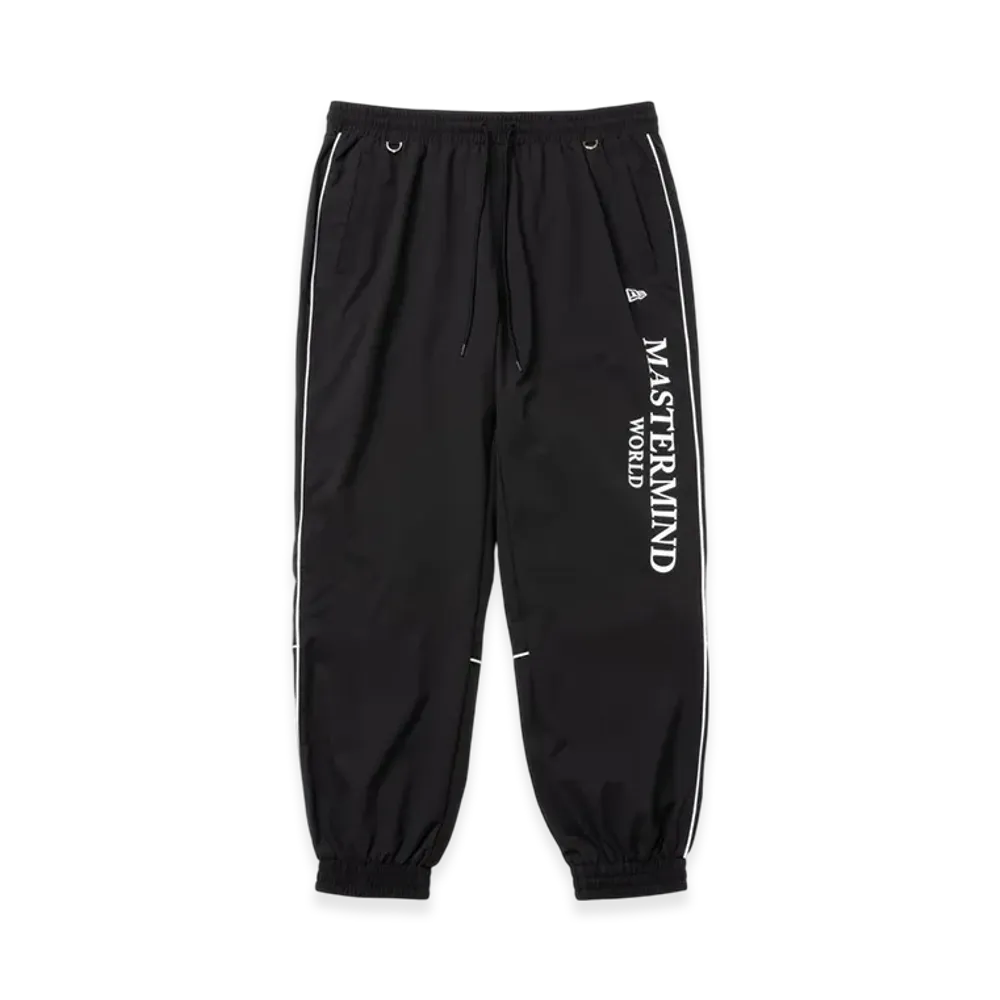 NEW ERA x Mastermind World Oversized Piping Track Pants SS24 "Black"
