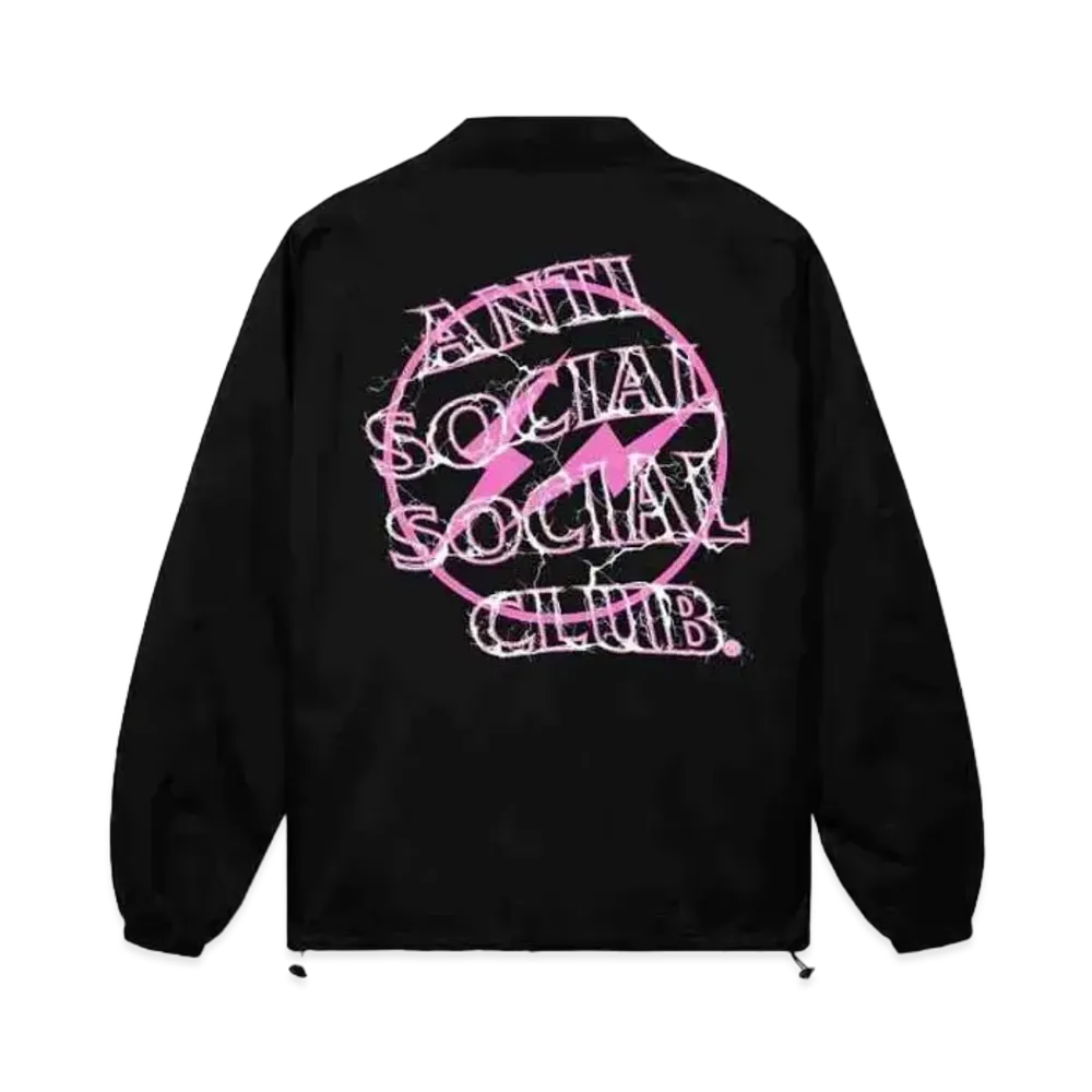 ANTI SOCIAL SOCIAL CLUB x FRAGMENT Bolt Jacket "Black Pink"
