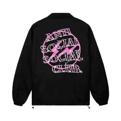 ANTI SOCIAL SOCIAL CLUB x FRAGMENT Bolt Jacket "Black Pink"
