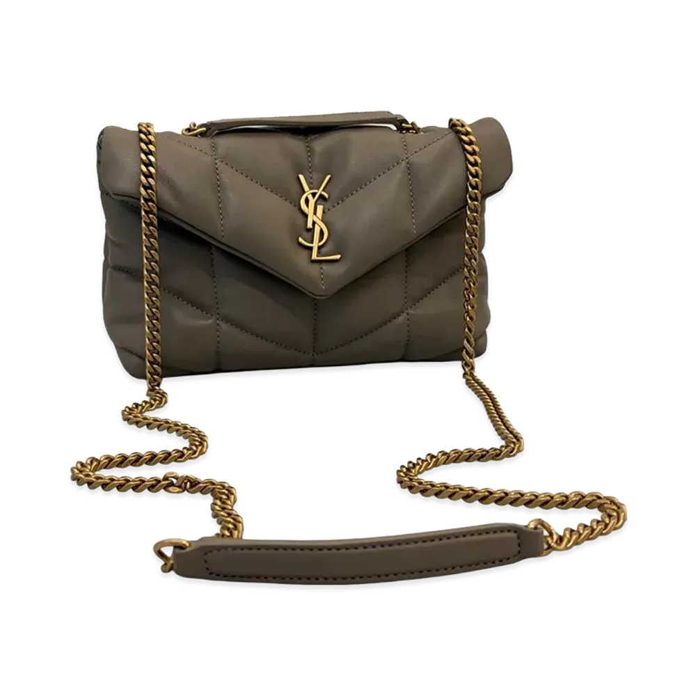 Saint Laurent Women's 'Puffer Toy' Shoulder Bag "Brown"