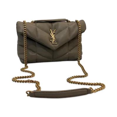 Saint Laurent Women's 'Puffer Toy' Shoulder Bag "Brown"