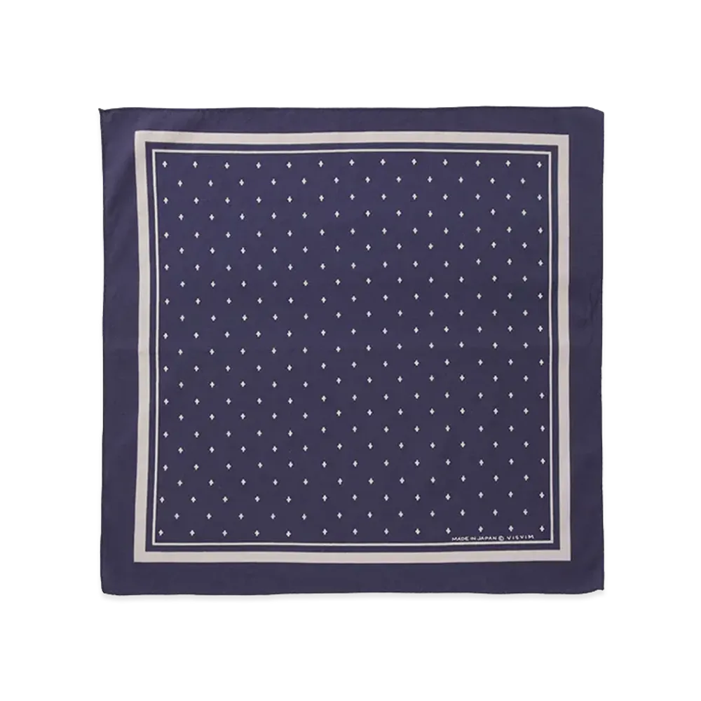 visvim Bandana (C/Sl Chambray) DMGD "Navy"