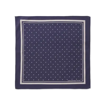 visvim Bandana (C/Sl Chambray) DMGD "Navy"
