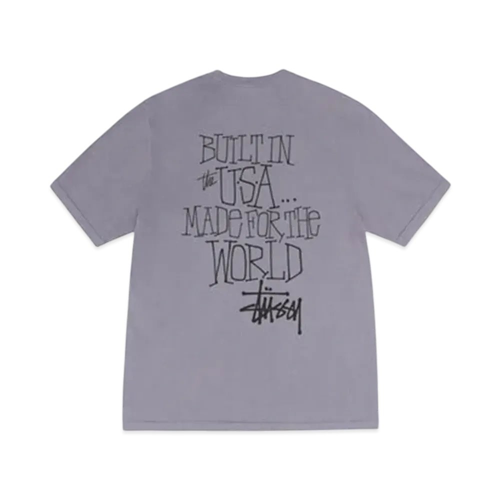 Stussy Built In Usa Tee Pigment Dyed "Shark"