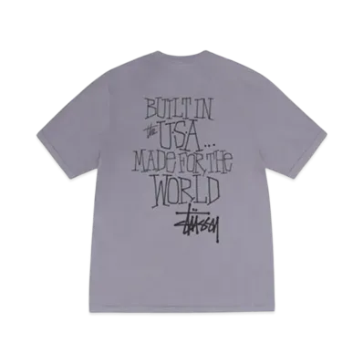 Stussy Built In Usa Tee Pigment Dyed "Shark"
