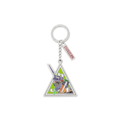HUF x EVANGELION Triple Triangle Key Chain "Silver"