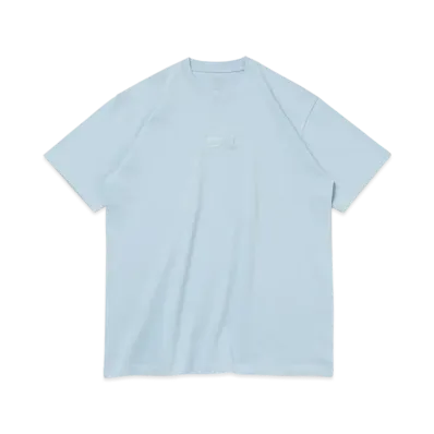 NEW ERA Short Sleeve Cotton T-shirt Box Logo Regular Fit "Mist Blue"